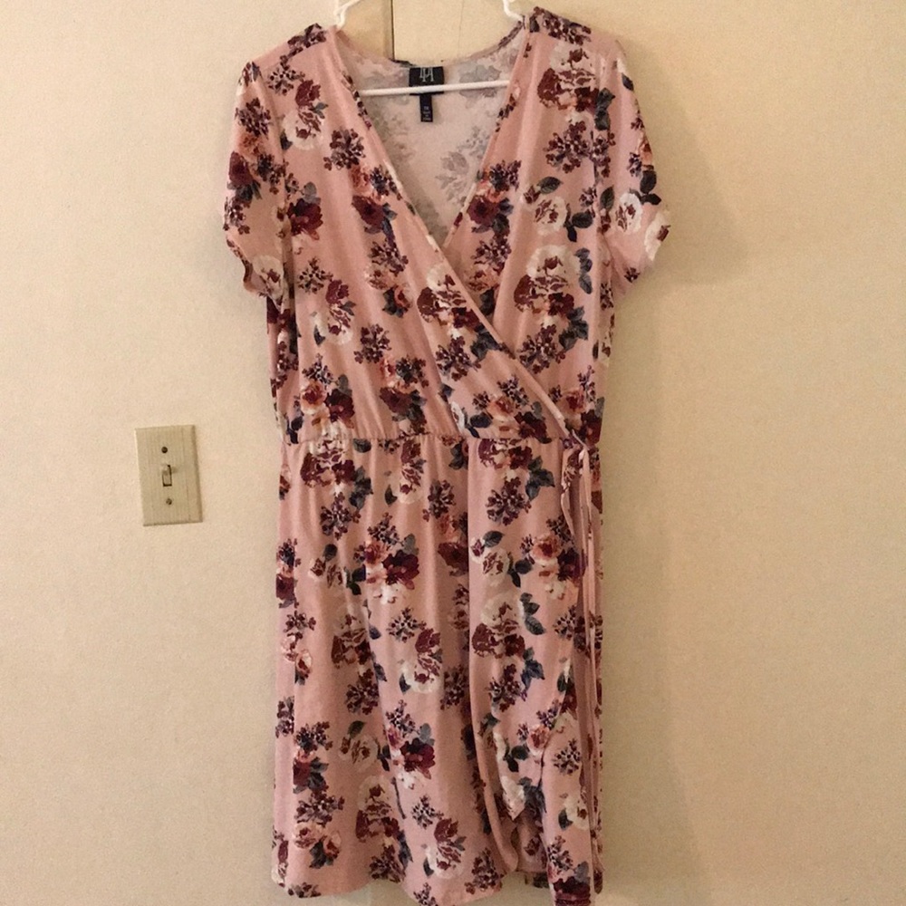 Pink Floral Derek Heart Plus dress